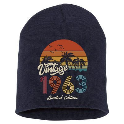 60th Birthday Vintage Limited Edition 1963 Short Acrylic Beanie