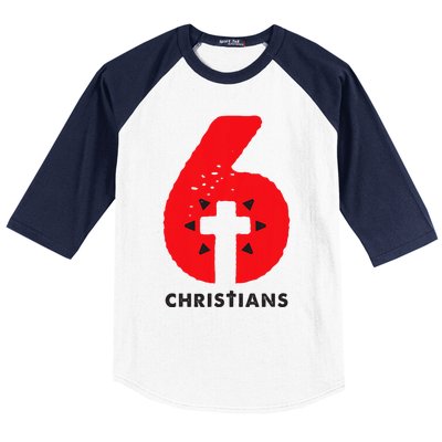 6 Christians Baseball Sleeve Shirt