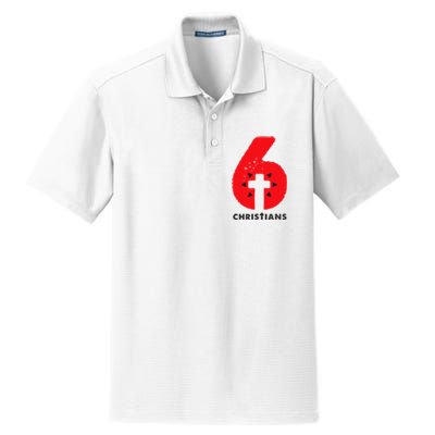 6 Christians Dry Zone Grid Polo