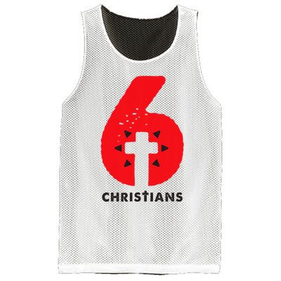 6 Christians Mesh Reversible Basketball Jersey Tank