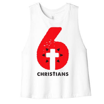 6 Christians Women's Racerback Cropped Tank