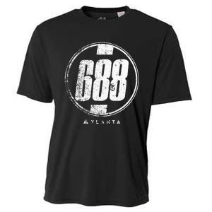 688 Circle Atlanta Funny Cooling Performance Crew T-Shirt