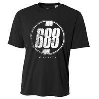 688 Circle Atlanta Funny Cooling Performance Crew T-Shirt