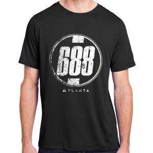 688 Circle Atlanta Funny Adult ChromaSoft Performance T-Shirt