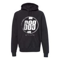 688 Circle Atlanta Funny Premium Hoodie