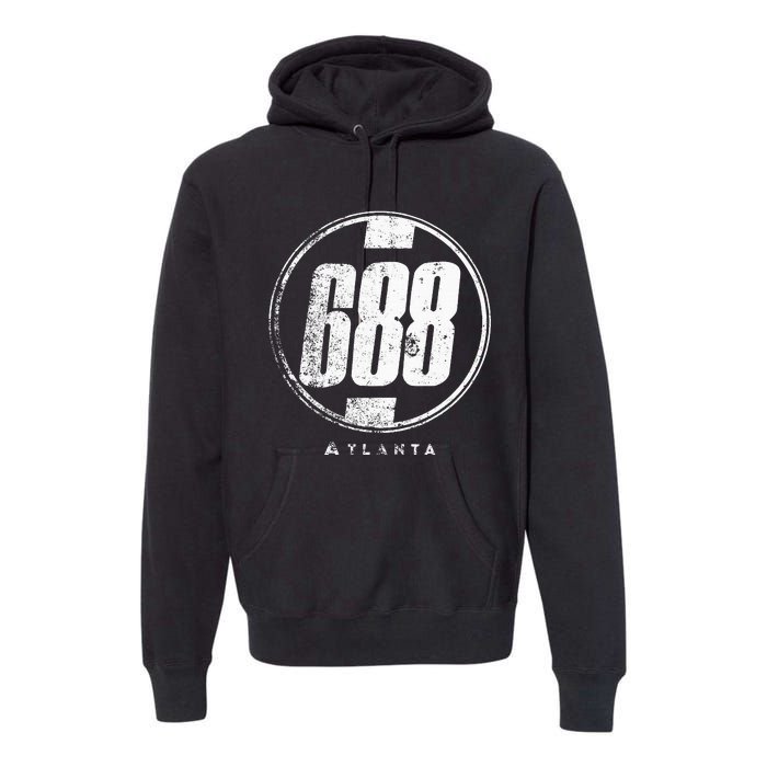 688 Circle Atlanta Funny Premium Hoodie