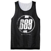 688 Circle Atlanta Funny Mesh Reversible Basketball Jersey Tank