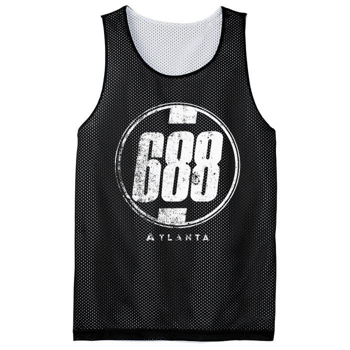 688 Circle Atlanta Funny Mesh Reversible Basketball Jersey Tank