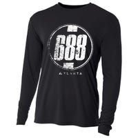 688 Circle Atlanta Funny Cooling Performance Long Sleeve Crew