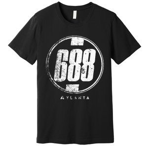 688 Circle Atlanta Funny Premium T-Shirt