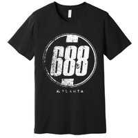 688 Circle Atlanta Funny Premium T-Shirt