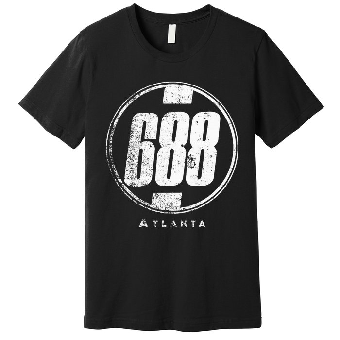 688 Circle Atlanta Funny Premium T-Shirt