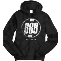 688 Circle Atlanta Funny Tie Dye Hoodie