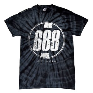 688 Circle Atlanta Funny Tie-Dye T-Shirt