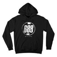 688 Circle Atlanta Funny Tall Hoodie