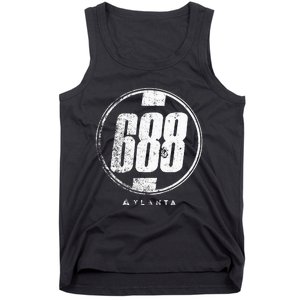 688 Circle Atlanta Funny Tank Top