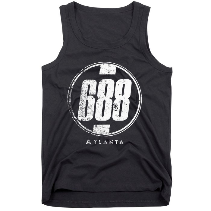 688 Circle Atlanta Funny Tank Top