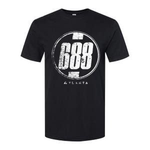 688 Circle Atlanta Funny Softstyle CVC T-Shirt