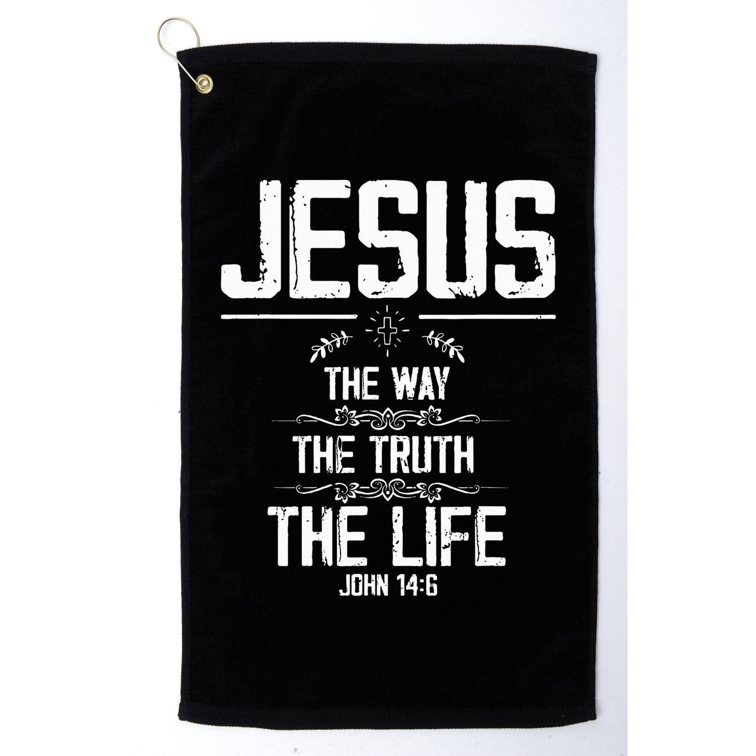 6 Christian Bible Verse Golf Towel