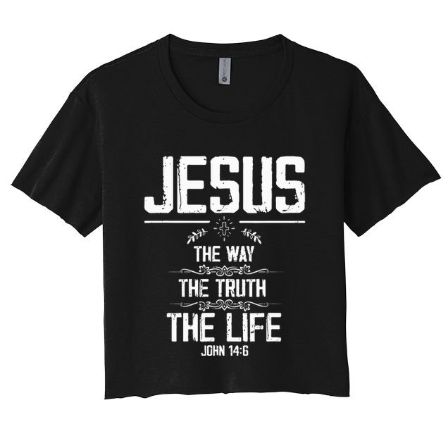 6 Christian Bible Verse Crop Top