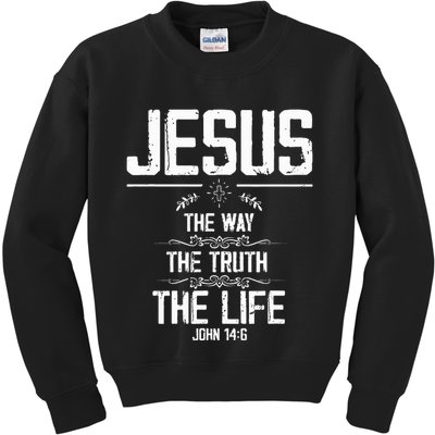 6 Christian Bible Verse Kids Sweatshirt