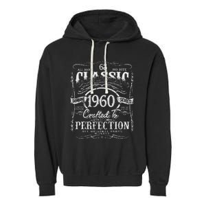 63rd Classic Birthday gift 63 Perfection 1960 Birthday Garment-Dyed Fleece Hoodie