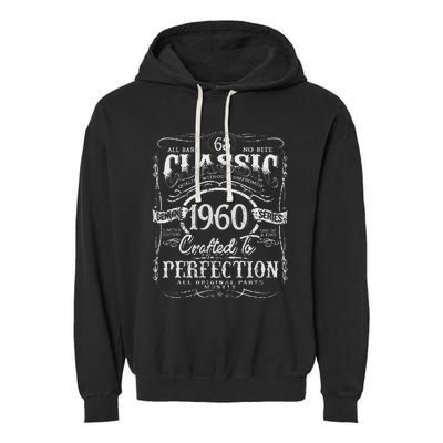 63rd Classic Birthday gift 63 Perfection 1960 Birthday Garment-Dyed Fleece Hoodie