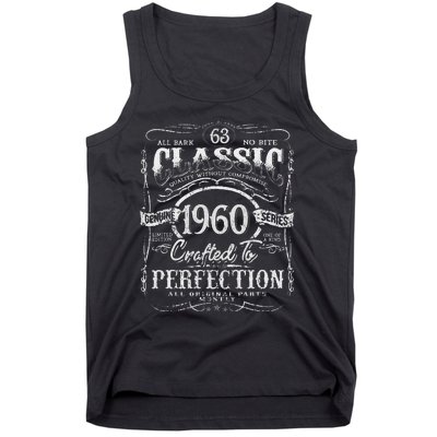 63rd Classic Birthday gift 63 Perfection 1960 Birthday Tank Top