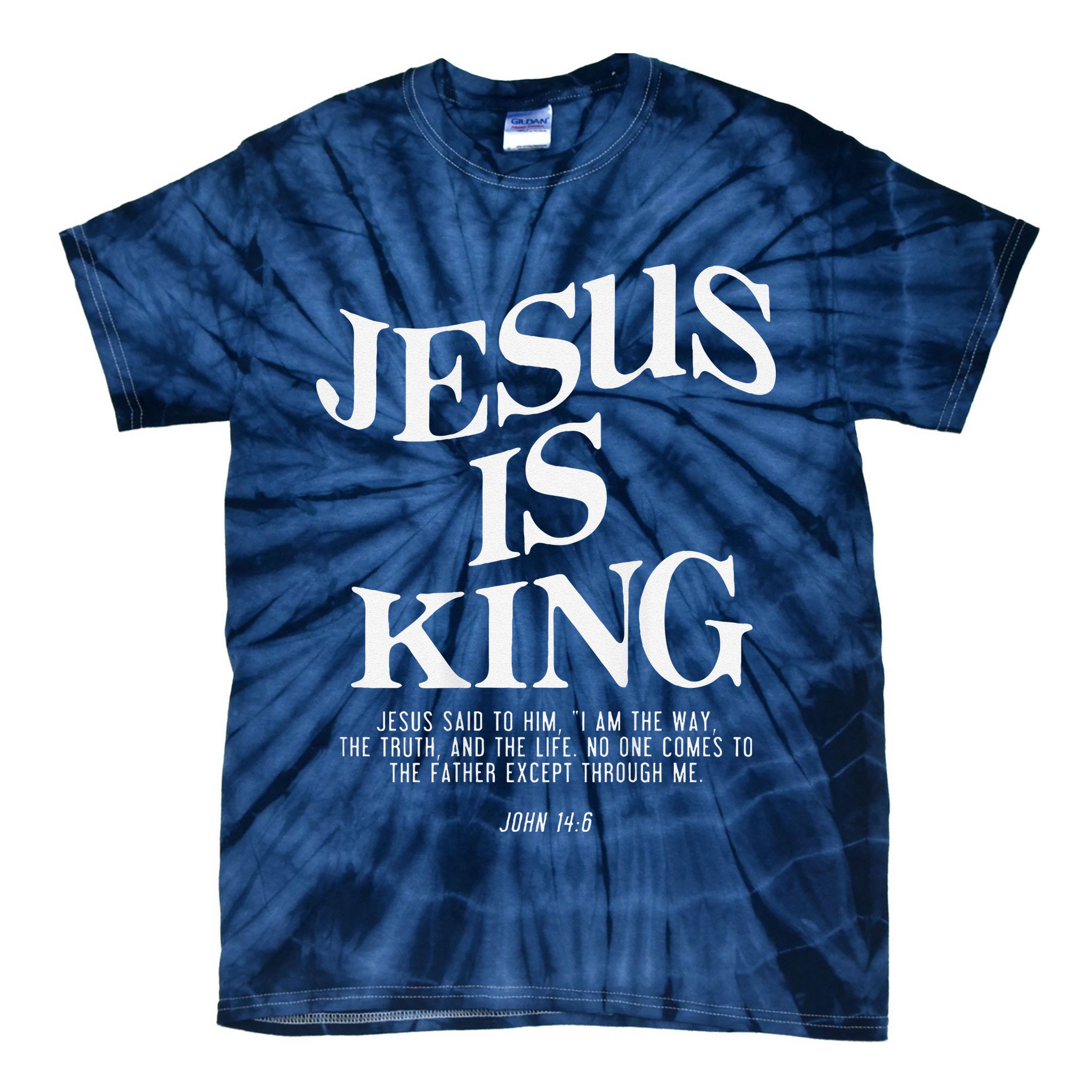 6 Costume Christian (On Back) Tie-Dye T-Shirt