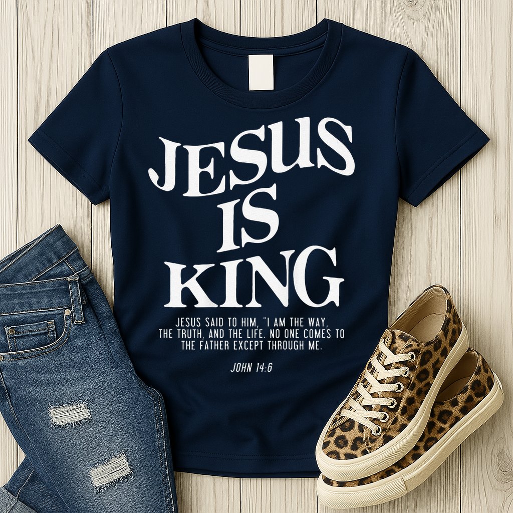 6 Costume Christian (On Back) Womens T-Shirt