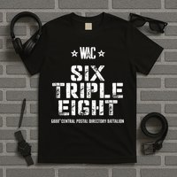 6888th Central Postal Directory Battalion 6 Triple 8th T-Shirt