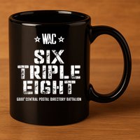 6888th Central Postal Directory Battalion 6 Triple 8th 11oz C Handle Ceramic Mug