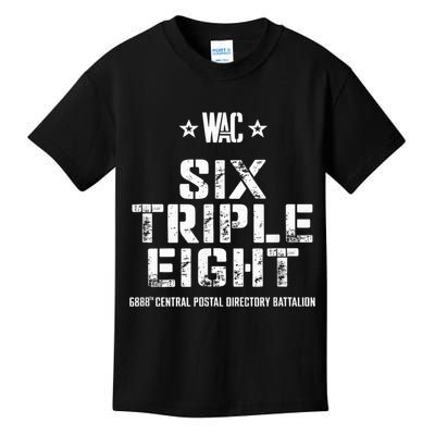 6888th Central Postal Directory Battalion 6 Triple 8th Kids T-Shirt