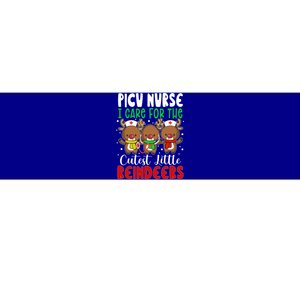 6Qw8 Cute Reindeer Christmas Picu Nurse Merry Xmas Nursing Gift Bumper Sticker