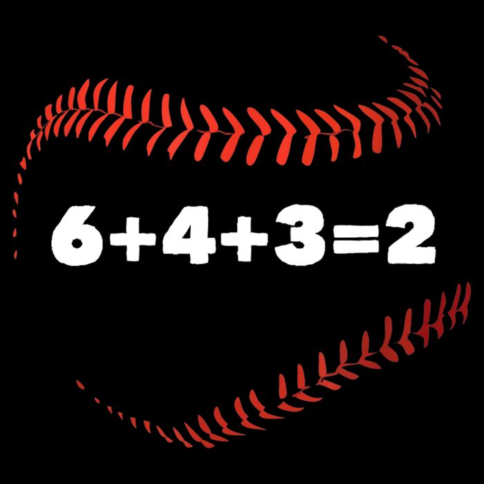 6+4+3=2 Double Play Baseball Player Gift Baseball Saying TShirt 16 in Basic Backpack