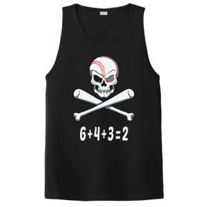 6+4+3=2 Double Play Baseball Player Halloween Baseball PosiCharge Competitor Tank