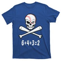 6+4+3=2 Double Play Baseball Player Halloween Baseball T-Shirt