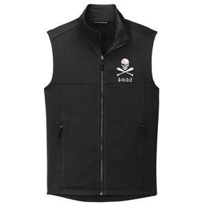 6+4+3=2 Double Play Baseball Player Halloween Baseball Collective Smooth Fleece Vest