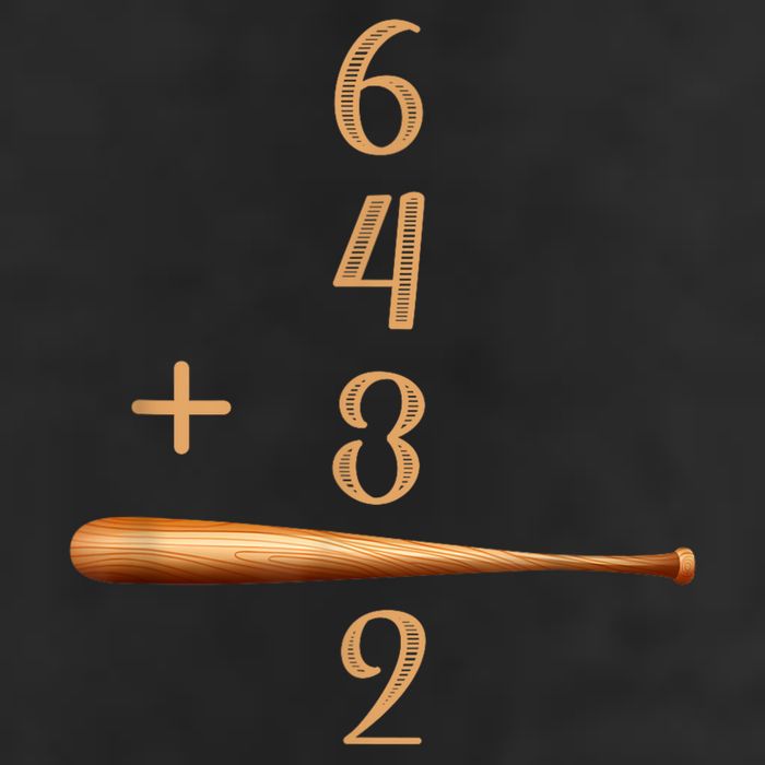 6+4+3=2 Double Play Baseball Player Baseball Saying Golf Towel