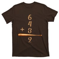 6+4+3=2 Double Play Baseball Player Baseball Saying T-Shirt