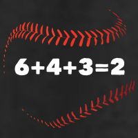 6+4+3=2 Double Play Baseball Player Gift Baseball Saying Hat