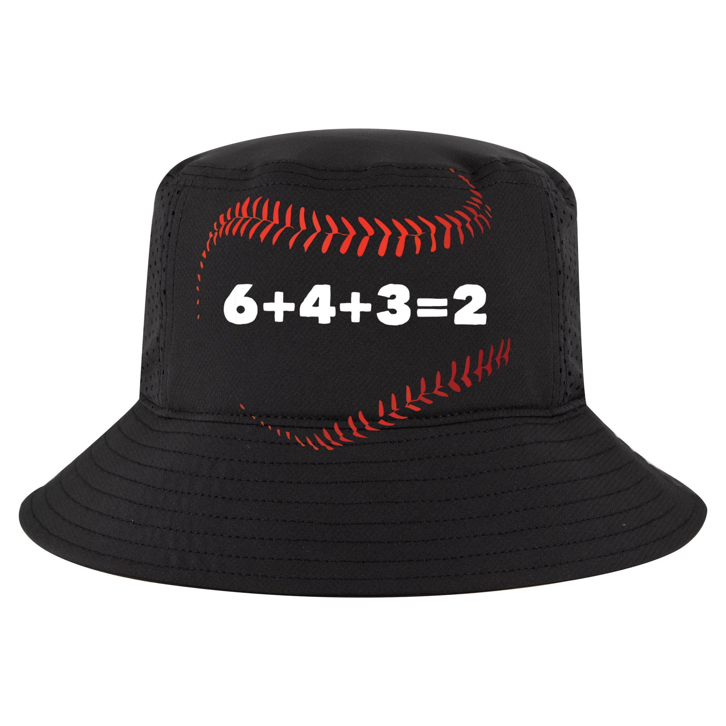 6+4+3=2 Double Play Baseball Player Gift Baseball Saying Cooling Performance Crew T-Shirt