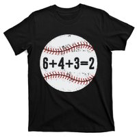 6+4+3=2 Double Play Baseball Gift for teacher day T-Shirt