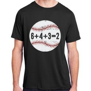 6+4+3=2 Double Play Baseball Gift for teacher day Adult ChromaSoft Performance T-Shirt