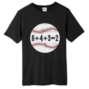 6+4+3=2 Double Play Baseball Gift for teacher day Tall Fusion ChromaSoft Performance T-Shirt