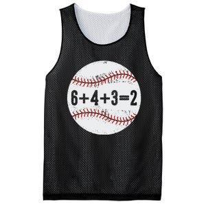 6+4+3=2 Double Play Baseball Gift for teacher day Mesh Reversible Basketball Jersey Tank