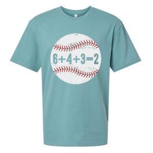 6+4+3=2 Double Play Baseball Gift for teacher day Sueded Cloud Jersey T-Shirt