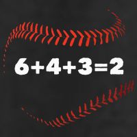 6+4+3=2 Double Play Baseball Player Gift Baseball Saying Beanie