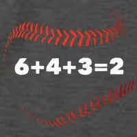 6+4+3=2 Double Play Baseball Player Gift Baseball Saying Vector Backpack