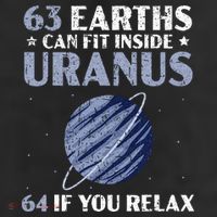 63 Earths Can Fit Inside Uranus 64 If You Relax Astronomy 11oz C Handle Ceramic Mug